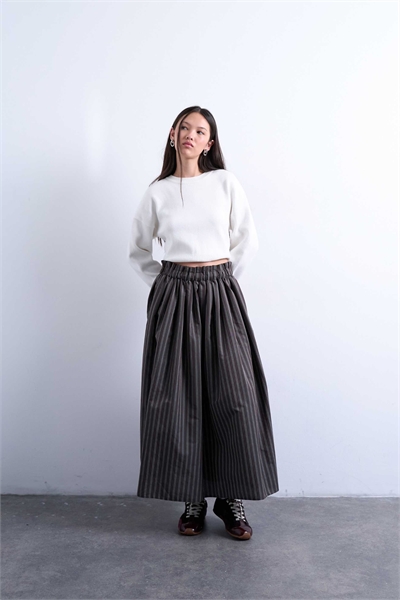 Юбка-макси из бумажного мешка с полным кругом артикул 149426906