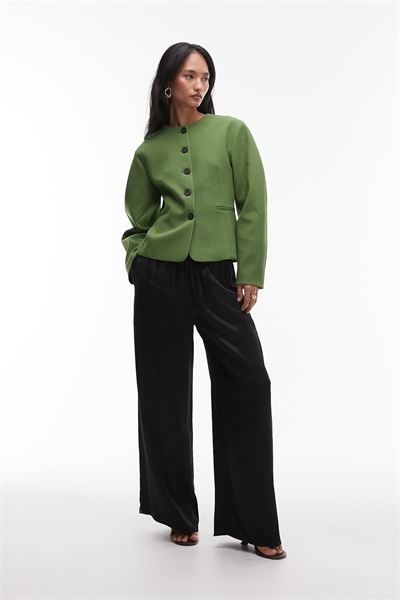 Топ-блейзер с рукавами овальной формы артикул 147900210