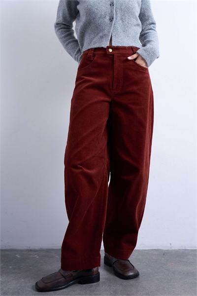 Брюки с высокой талией и расклешенными штанинами артикул 148248042