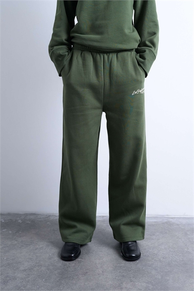 Прямые джоггеры с вышивкой «La Paloma» co-ord артикул 144075190