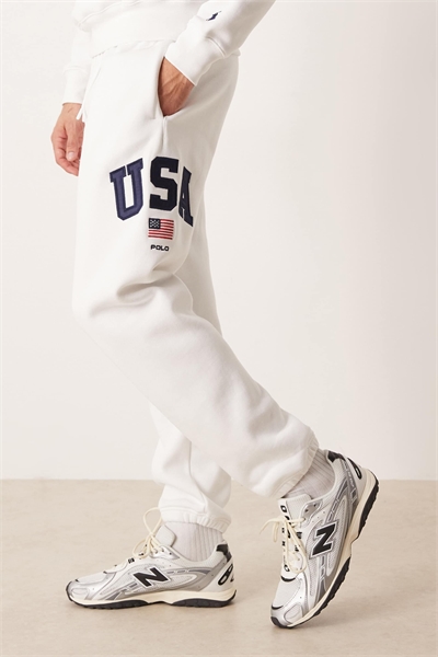 Универсальные джоггеры с боковым логотипом сборной США артикул 152670604