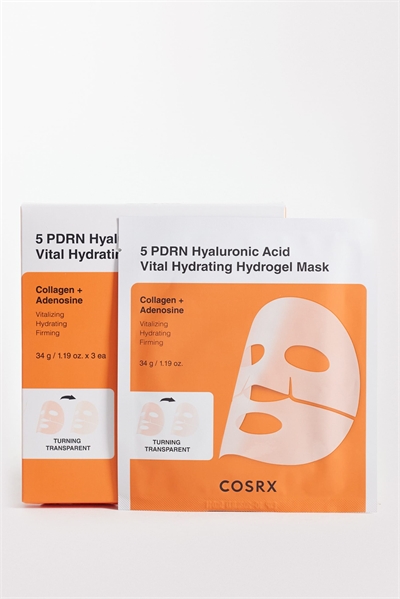 5 гиалуроновых увлажняющих гидрогелевых масок с PDRN, 3 шт. артикул 155573804