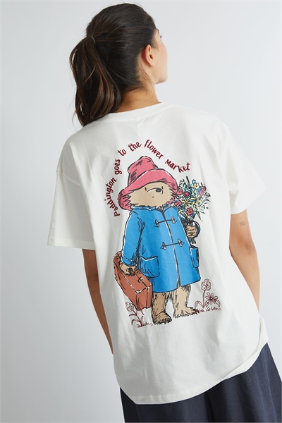 Лондонская футболка с изображением Паддингтона и цветов артикул 151907102