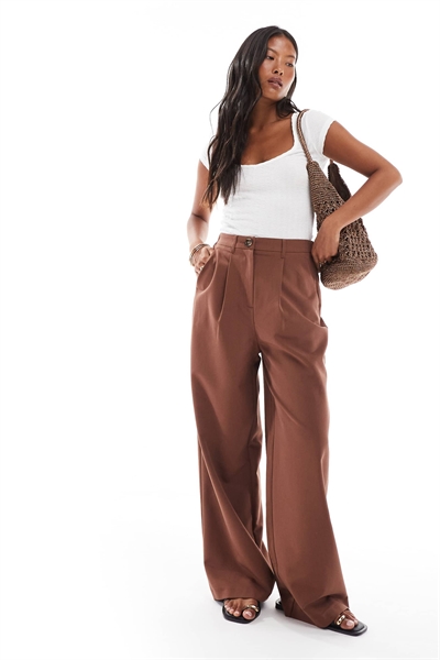 Брюки с широкими брючинами, сшитые на заказ артикул 143049240