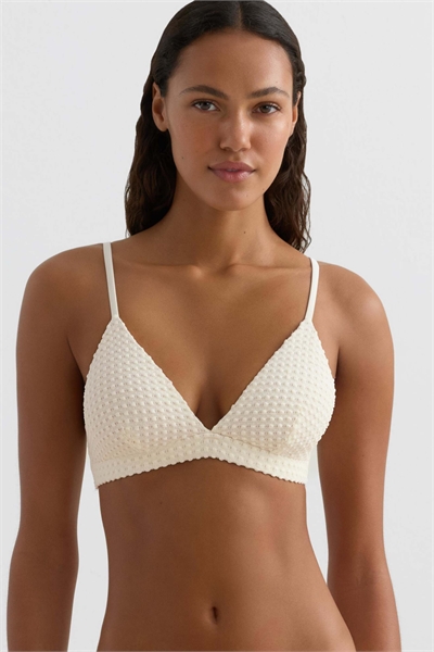 Вязаный крючком треугольный топ для бикини с пузырьковой текстурой артикул 156279608