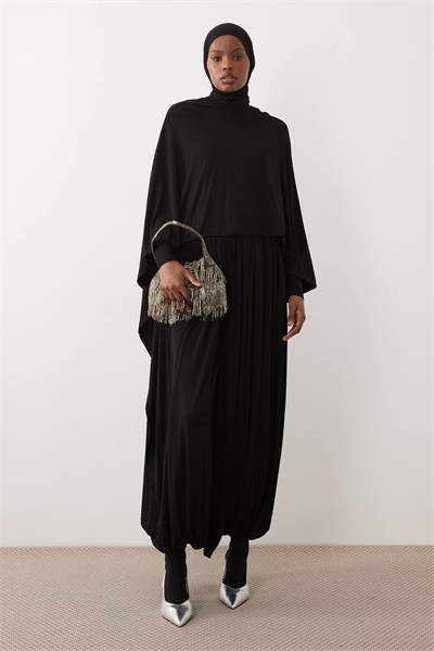 Плащ из джерси с длинными рукавами артикул 155319268