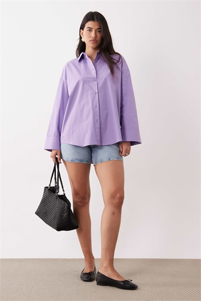 Рубашка с широкими рукавами артикул 155646915