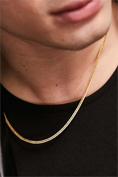 Золотая цепочка на шею артикул 126798537