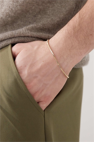 Классический браслет из тонкой цепочки артикул 146698454