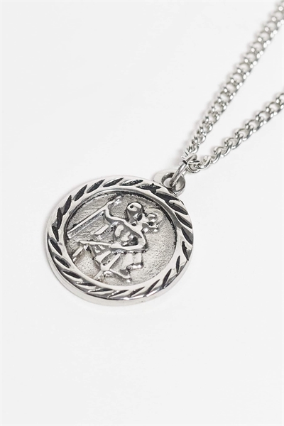 Универсальное водонепроницаемое колье с кулоном в виде святого Христофора из нержавеющей стали артикул 150170620
