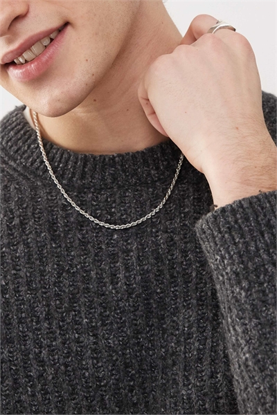 Колье из веревочной цепочки артикул 141308121