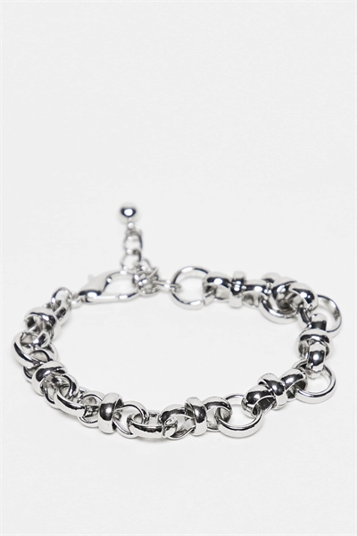 Браслет на толстой цепочке унисекс артикул 154100831