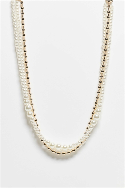 Универсальное колье-чокер из золота и жемчуга артикул 152709729