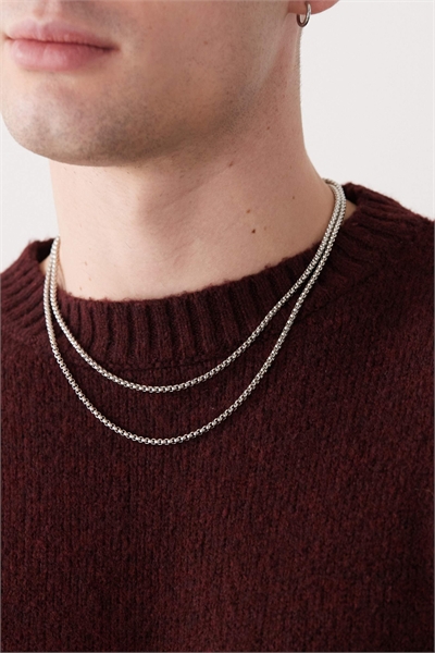 Набор из 2 колье с цепочкой артикул 152382753