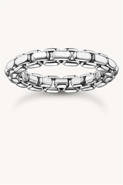 Серебряная цепочка для коробки с кольцами артикул 154286140