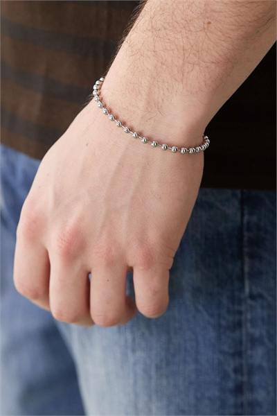 Браслет из шариковой цепочки артикул 152382764