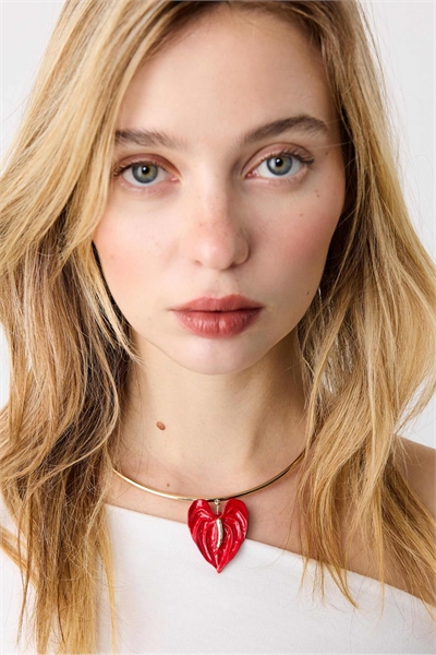 Колье с цветами чам артикул 156033421