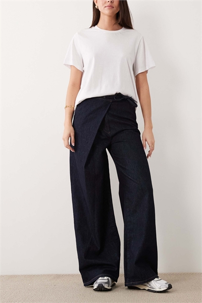 Джинсы с завязками спереди артикул 155726466