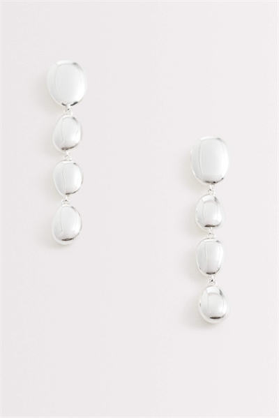 Серьги-подвески с шариками артикул 155223564