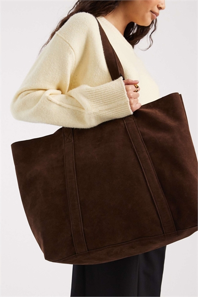 Большая замшевая сумка артикул 154692711