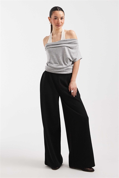 Брюки с мягкой ребристой текстурой артикул 155725154