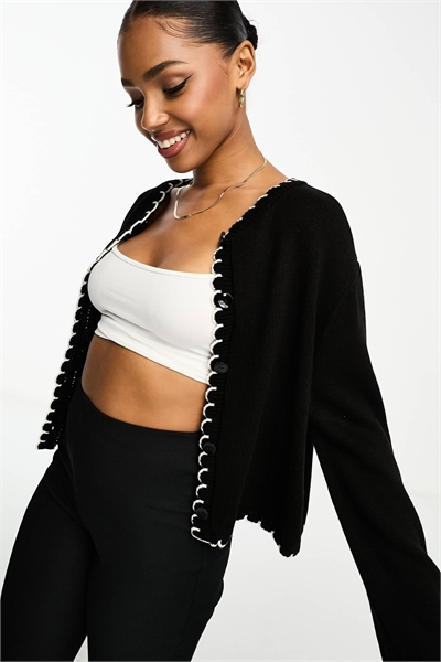 Кардиган с отстрочкой от ASOS DESIGN артикул 133247608