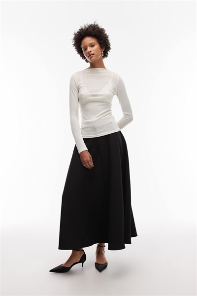 Макси-юбка круглой формы с индивидуальным кроем артикул 152738870