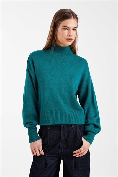 Свитер с высоким воротником артикул 153987586