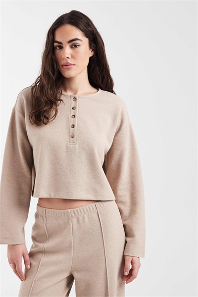 Топ с воротником-хенли co-ord артикул 155538799