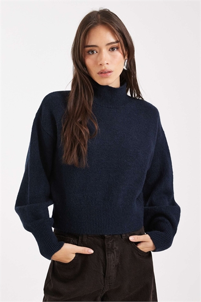 Свитер с высоким воротником артикул 153149303