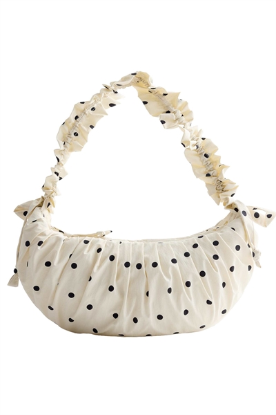 Сумка через плечо с принтом в горошек артикул 156332424