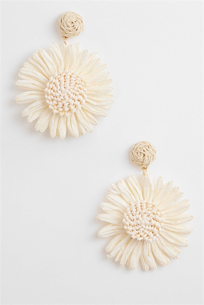 Серьги-капли с цветочным узором артикул 152701991