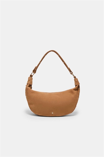 Сумка через плечо из 100% кожи с заклепками артикул 156250913