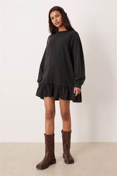 Мини-платье Sweat цвета угольного артикул 152463204