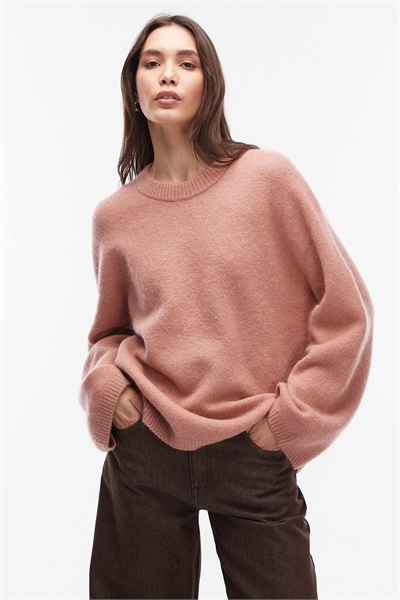 Свободный свитер из сверхмягкой альпаки и шерсти артикул 154009121