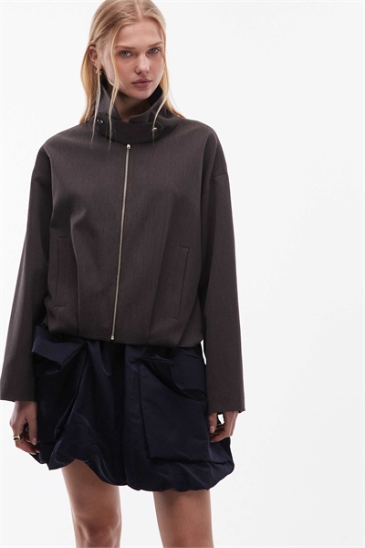 Мини-юбка из эластичной ткани артикул 155217477