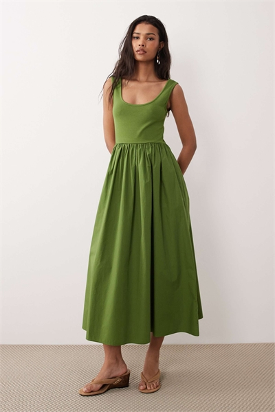 Платье средней длины без рукавов с круглым вырезом из Колорадо артикул 154034050