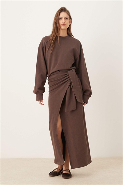 Платье-миди с запахом из коллекции «Circular Design» артикул 150620396