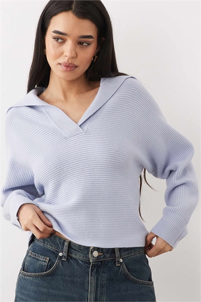 Свитер с V-образным вырезом артикул 155144908