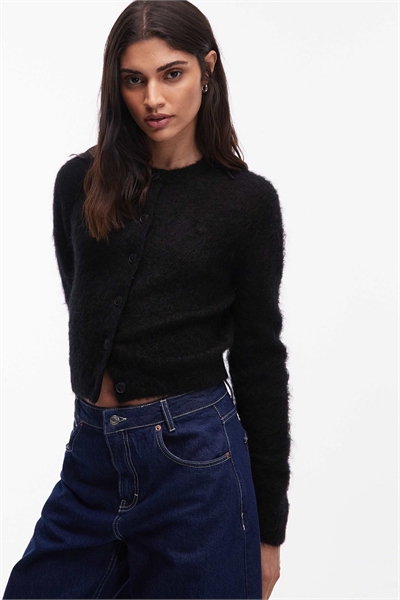 Кардиган из смеси мохера и шерсти артикул 153891709