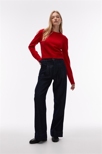 Свитер из смешанной шерсти с зауженным кроем артикул 153891719