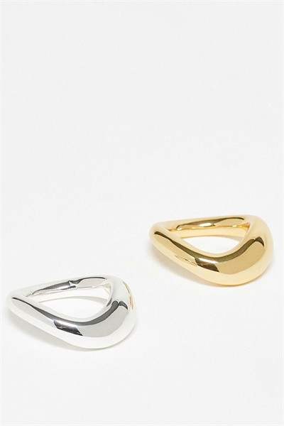 Набор из 2 волнистых колец артикул 150205023