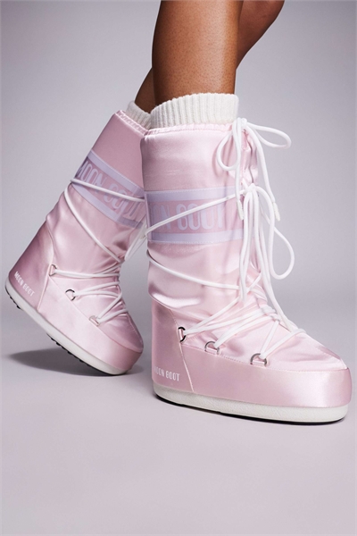 Зимние сапоги Moonboot Icon High Pearly артикул 150363387