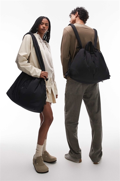 Большая мягкая нейлоновая сумка через плечо универсального дизайна артикул 148029815