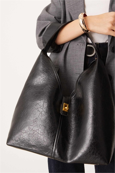 Сумка-тоут с застежкой-замоком артикул 148301116