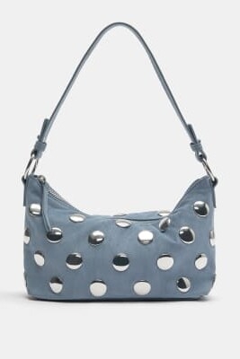 Сумка через плечо с заклепками артикул 155765237