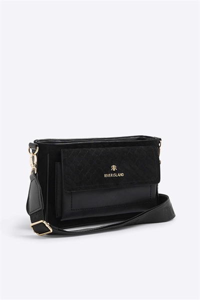 Сумка через плечо из искусственной замши с монограммой артикул 150020129