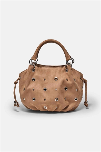 Круглая сумка через плечо с люверсами артикул 155819658