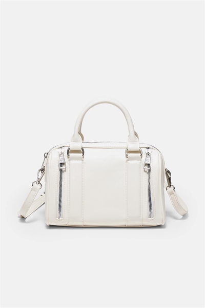 Сумка через плечо с элементами на молнии артикул 155807583