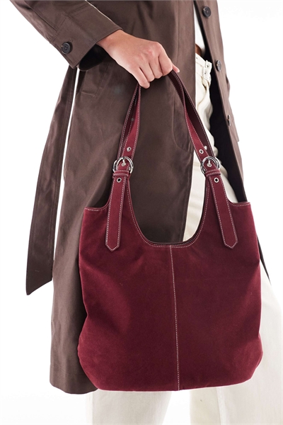 Сумка через плечо из искусственной замши артикул 149135438